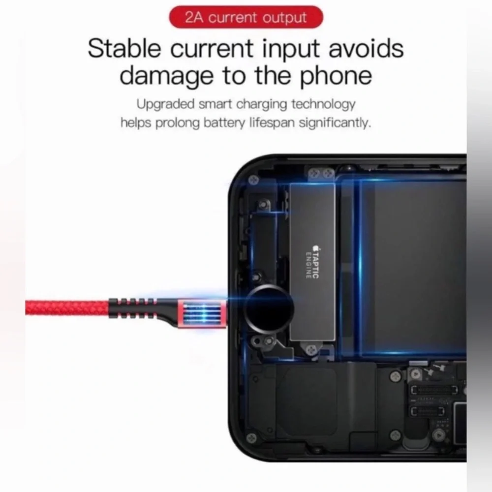 COPY - iPhone Charger Coiled Cable 2.1A Fast Charger -10 Qty